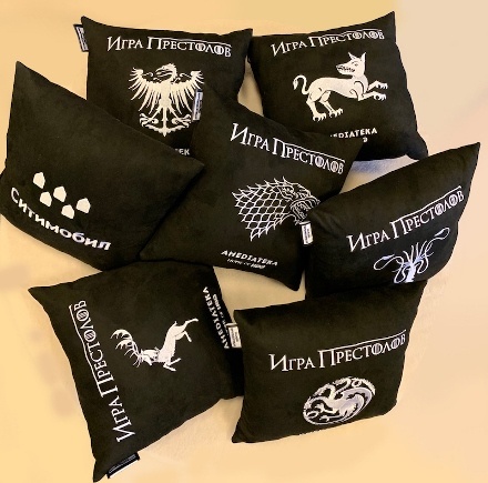 Эксклюзивные подушки для Amediateka от компании «Амадей Принт»