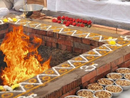 29 июня в Подмосковье прошел индийский праздник Маха Ягья