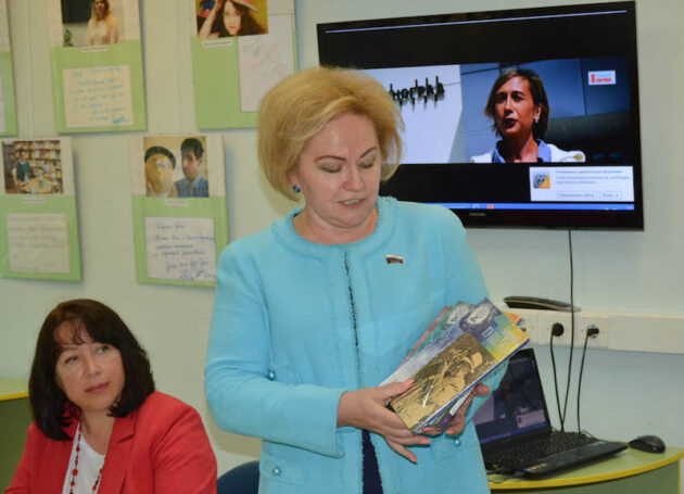 Председатель Российского общества «Знание» Любовь Николаевна Духанина запустила просветительскую акцию «Великие умы России»