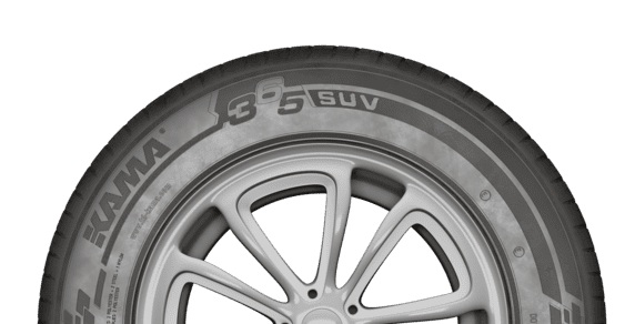 Специальное построение рисунка протектора КАМА 365 SUV обеспечивает акустический комфорт