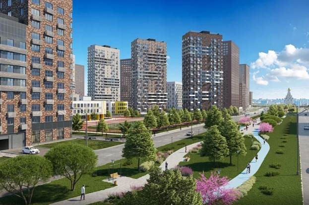 Благоустройство центрального бульвара в «Городе на реке Тушино-2018» начнётся этой весной