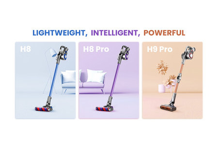 Три новые модели пылесосов — уникальная серия H от Jimmy